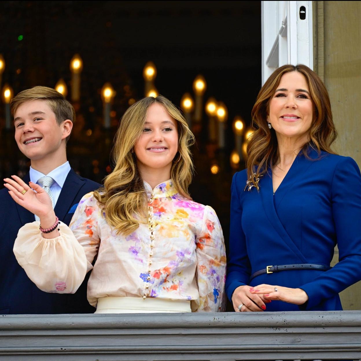 Josephine de Dinamarca en el cumpleaños de Federico X