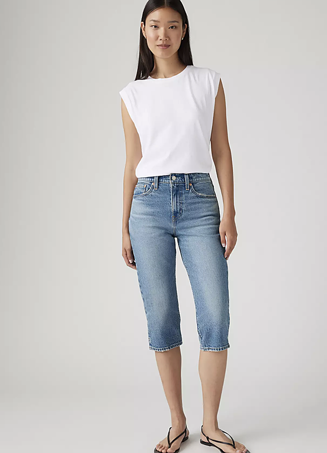 Imagen - Pantalones capri en denim de Levi's.