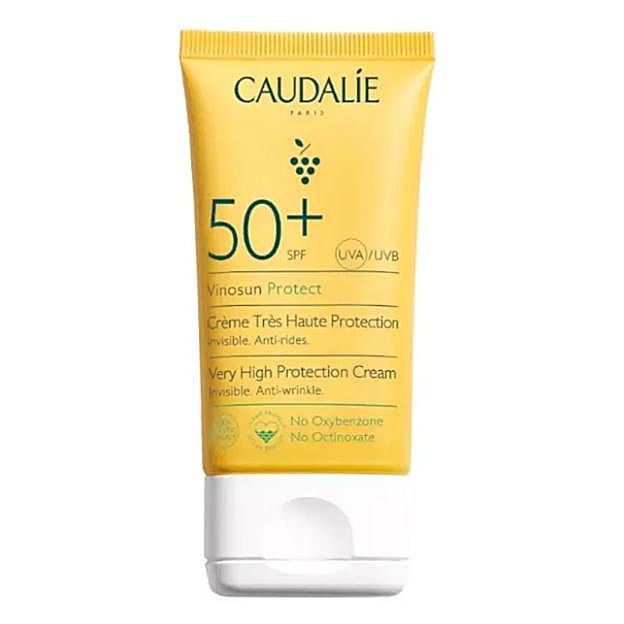Crema Solar Facial Antiarrugas de Caudalie
