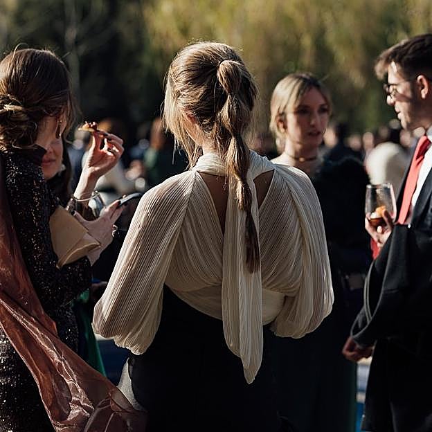 Trenza de burbuja despeinada