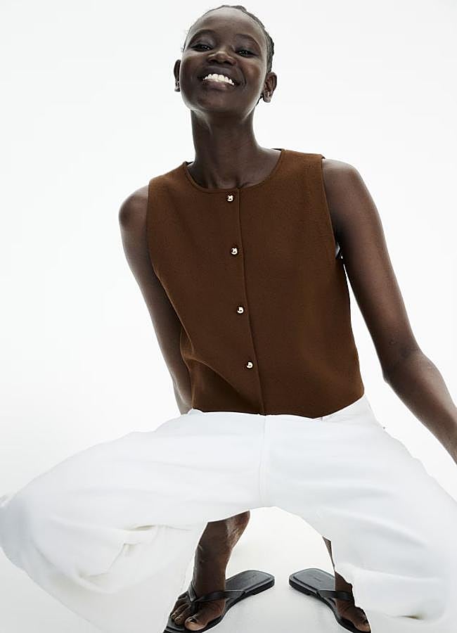 Imagen - Chaleco de punto boxy