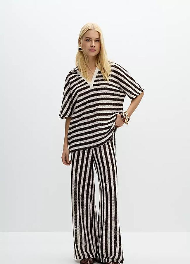 Imagen - Conjunto de rayas ancho en punto fino