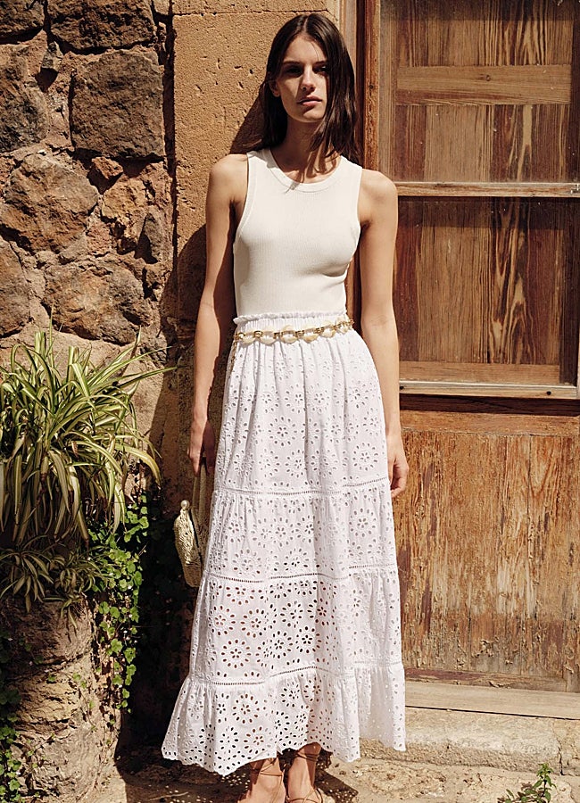 Imagen - Falda larga calados Sfera.