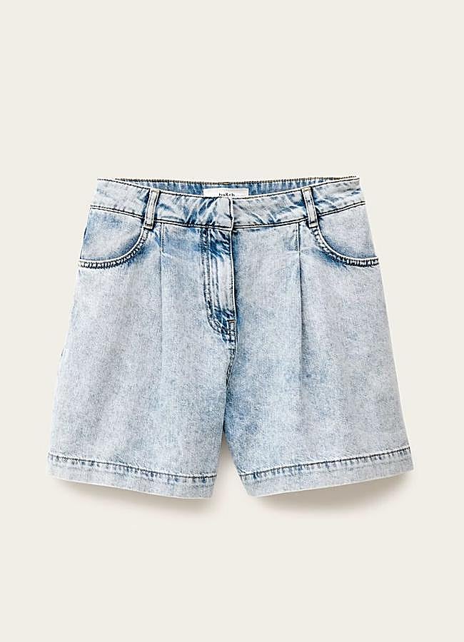 Imagen - Pantalones cortos con efecto desgastados de Ba&sh.