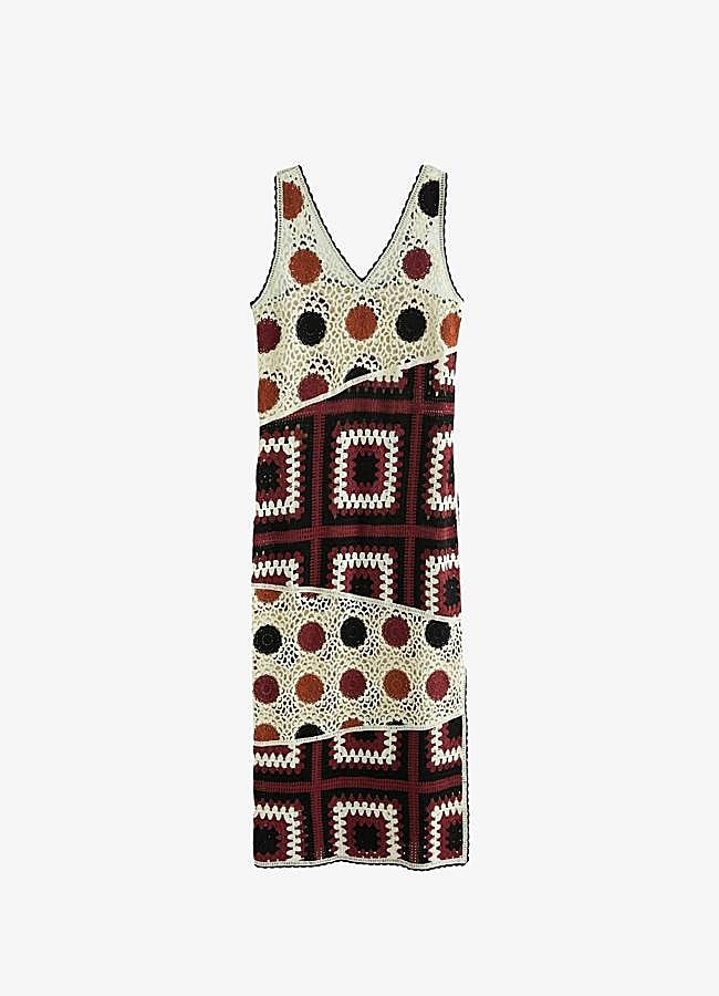 Imagen - Vestido midi de colores de Next, a la venta en Zalando, 71 euros.