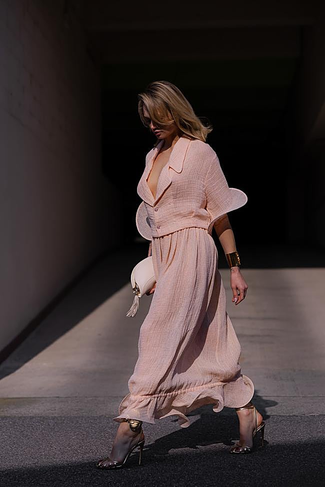 El rosa empolvado es uno de los colores del cortisol closet.
