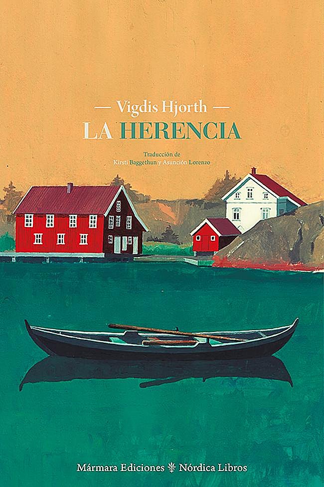 Portada de La Herencia, la novela de las escritora noruega Vigdis Hjorth.