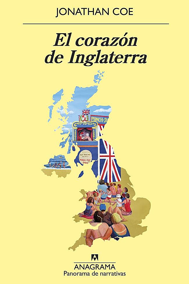Portada de El corazón de Inglaterra, la novela del escritor inglés, Jonathan Coe.