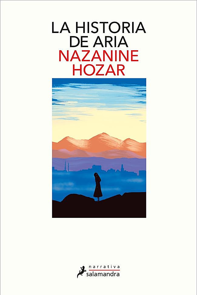 Portada de La historia de Aria de la escritora nacida en Irán, Nazanine Hozar.