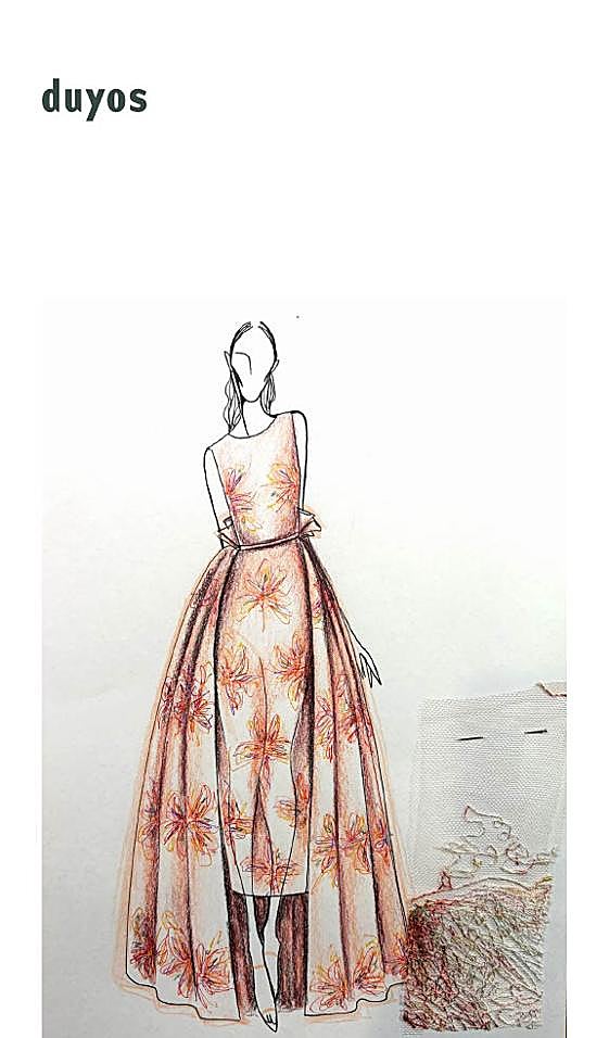 Boceto original del diseño.