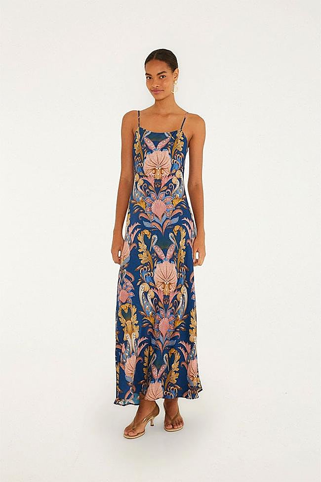 Vestido con estampado de flores de Farm Rio.