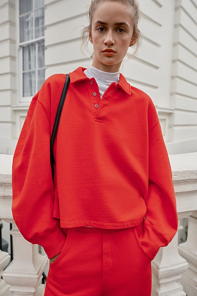 Sudadera roja de Zara (29,99 euros)