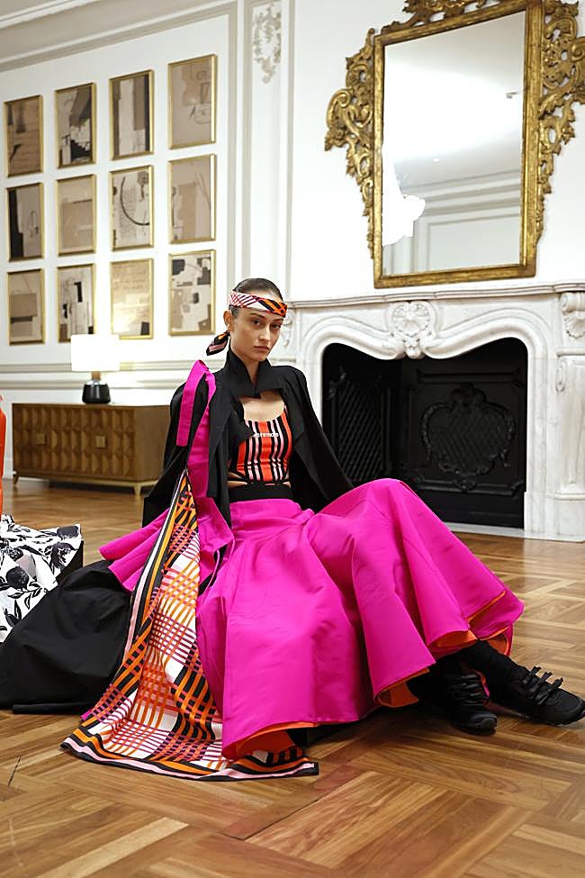 Look de Juan Vidal en Mercedes-Benz Fashion Week Madrid.