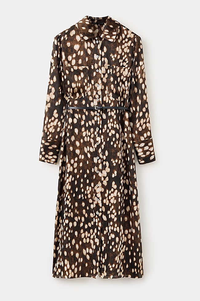 Vestido estampado de Mango (39,95 euros)