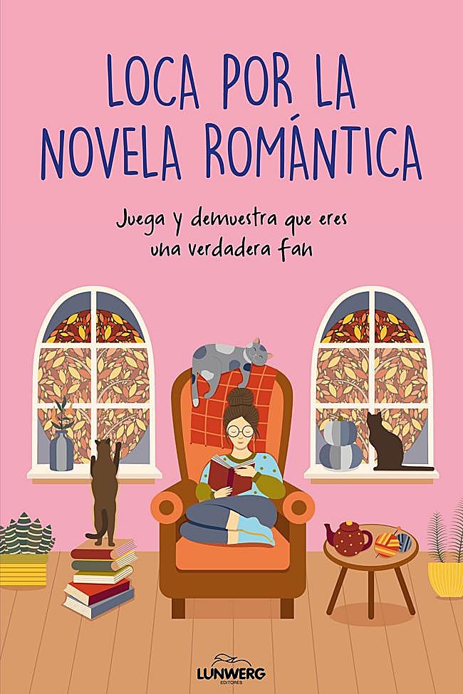 Portada de Loca por la novela romántica, el libro con ejercicios para las amantes de las romcom y el romantasy.