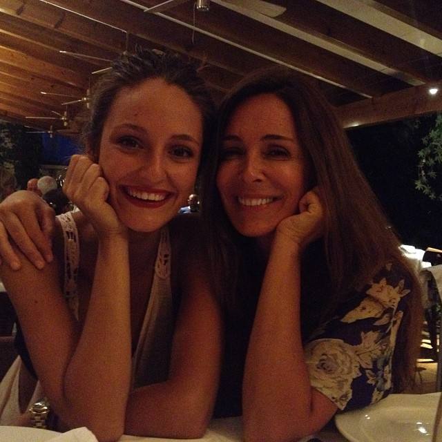 Lydia Bosch, con su hija Andrea.