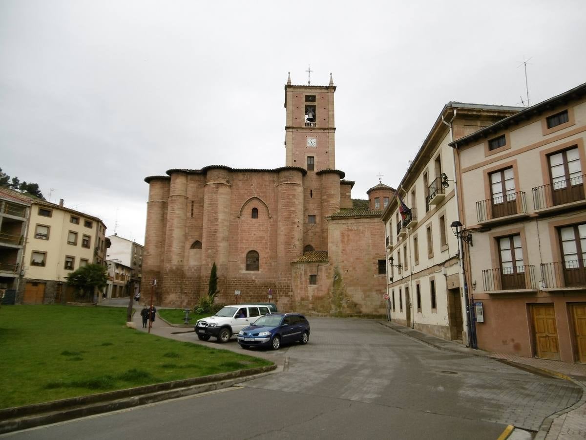 Plaza de España de Nájera.