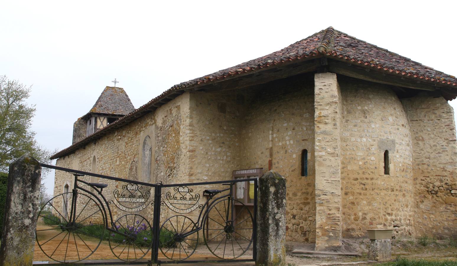 Notre-Dame des Cyclistes, en Las Landas.