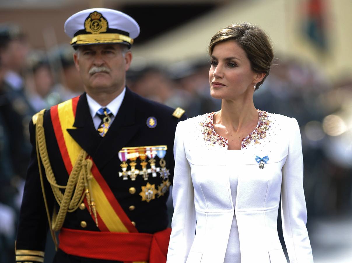 La Reina preside un homenaje a la Guardia Civil en Vitoria