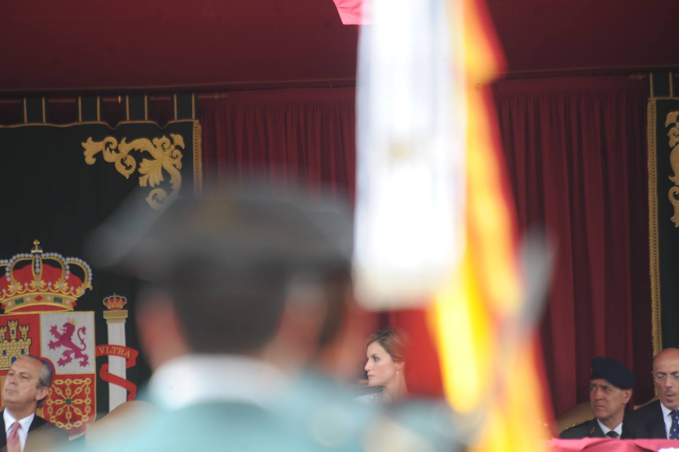 La Reina preside un homenaje a la Guardia Civil en Vitoria