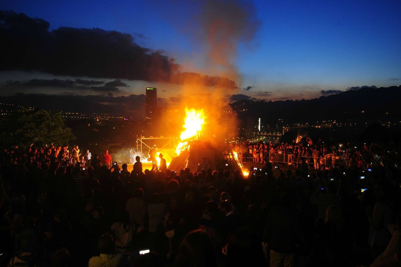 Bilbao celebra la noche de San Juán