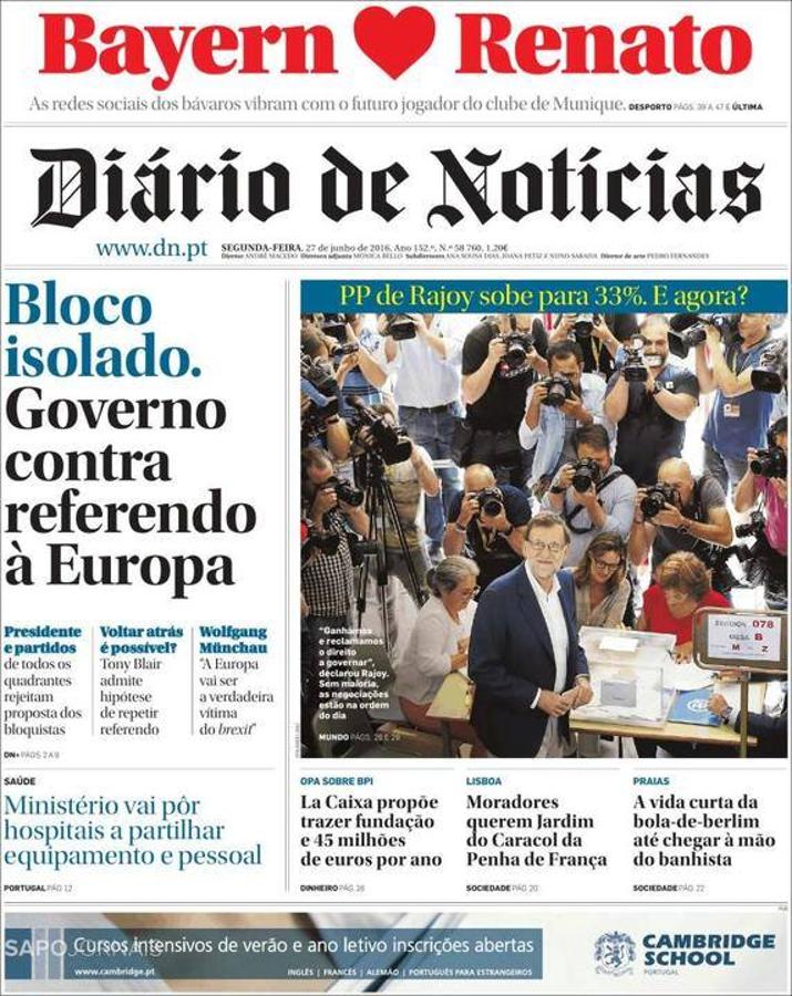 'Diário de Noticias' (Portugal) se pregunta qué pasará ahora tras las elecciones.