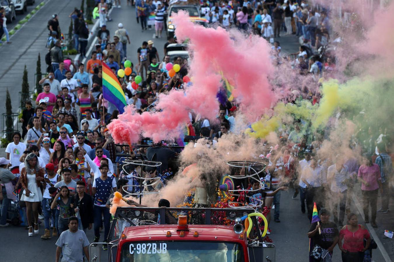 La Marcha del Orgullo Gay en Guatemala.