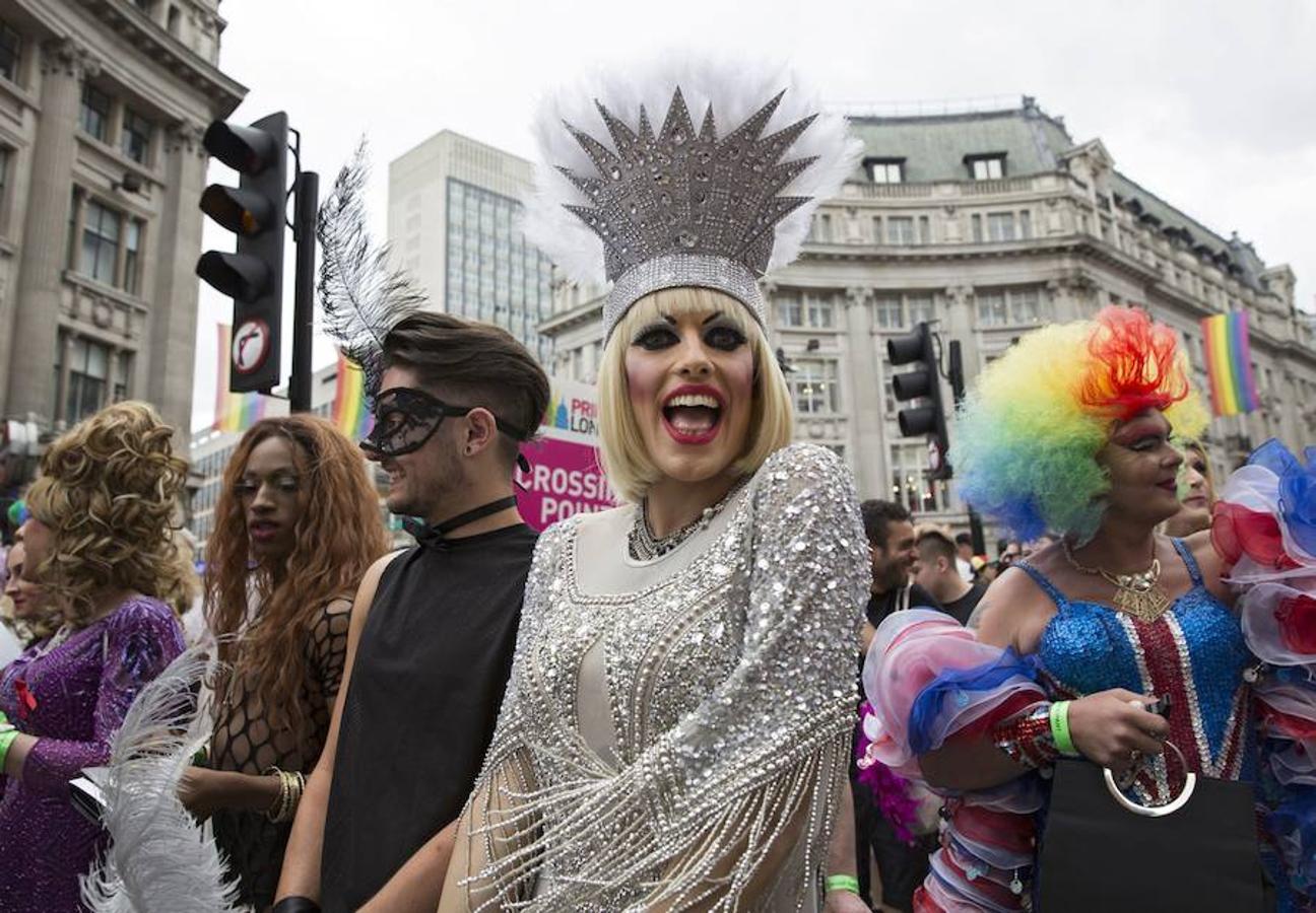 Participantes de la Marcha del Orgullo Gay en Londres.