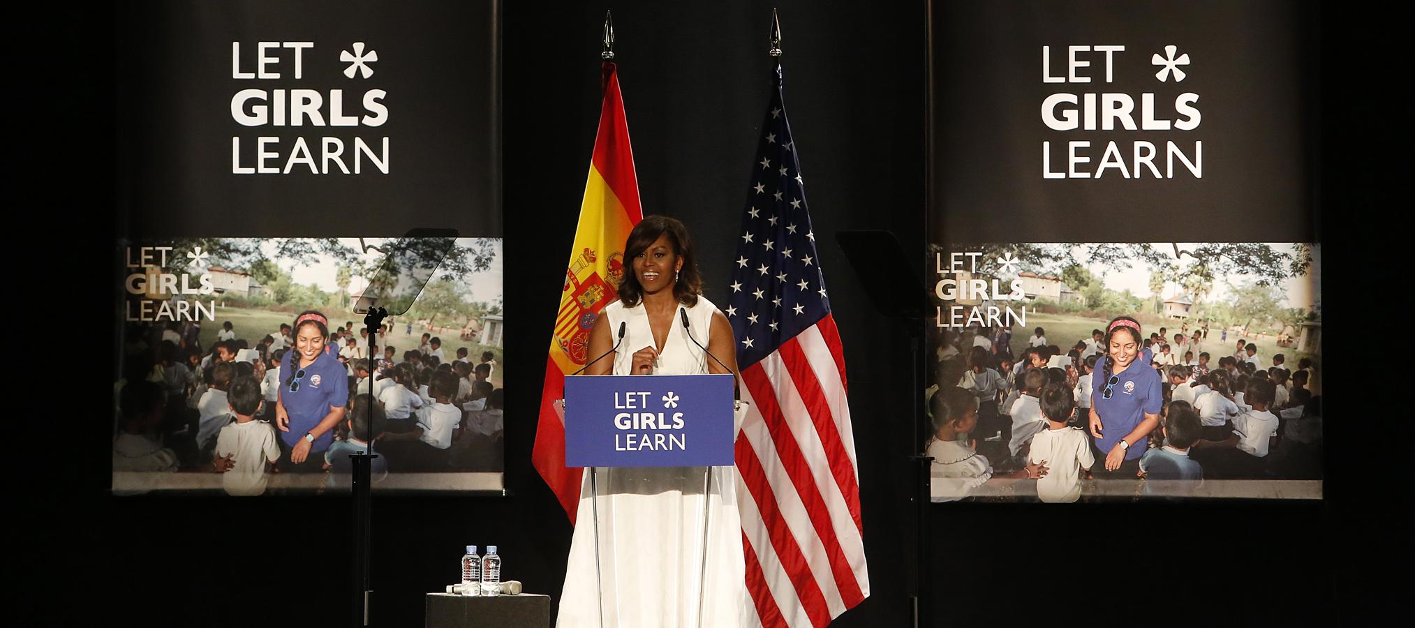 La conferencia de Michelle Obama, en Madrid