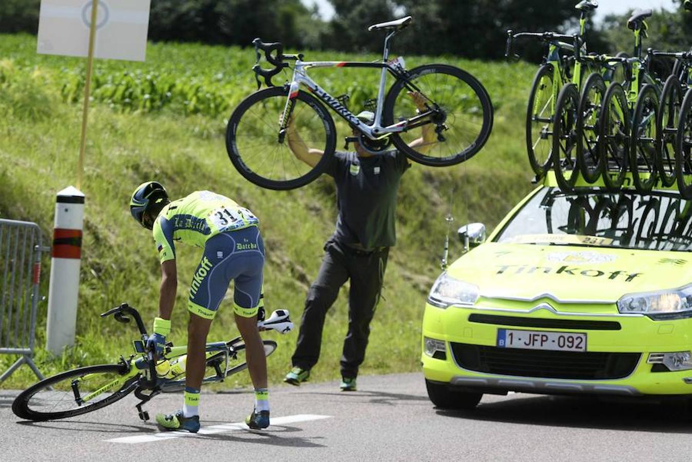 Las mejores imágenes de la primera etapa del Tour