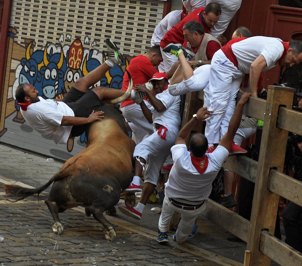 Pánico en el encierro de Cebada Gago con al menos siete heridos por asta