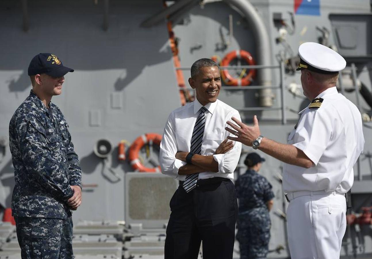 Primera visita oficial de Obama a España