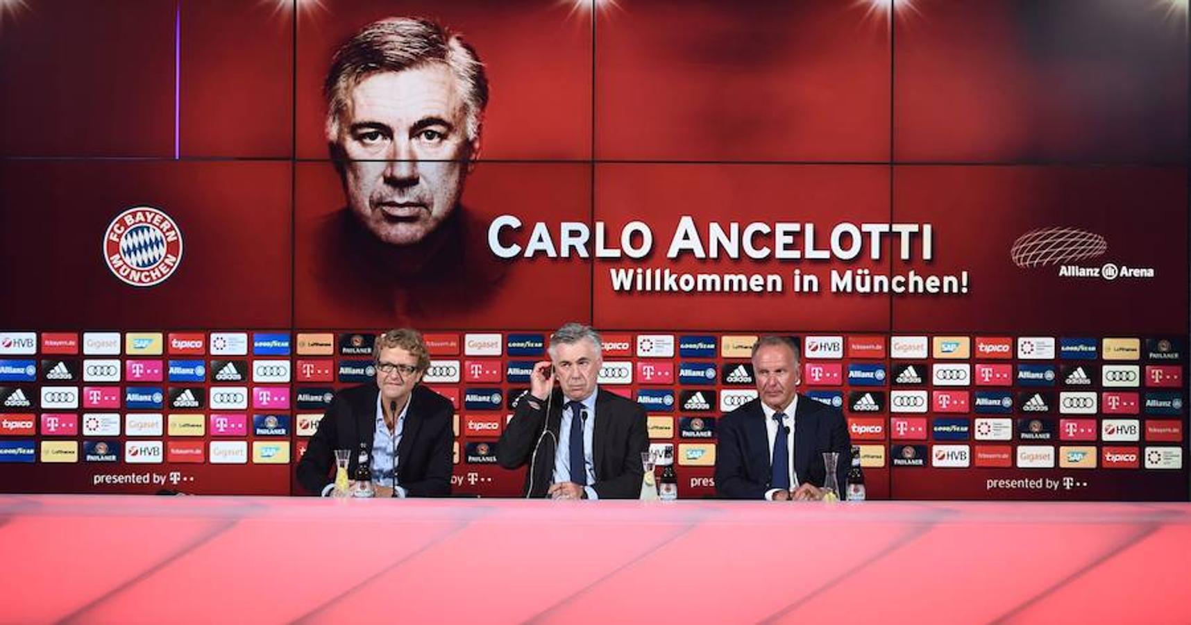 Carlo Ancelotti presentado como nuevo técnico del Bayern de Múnich