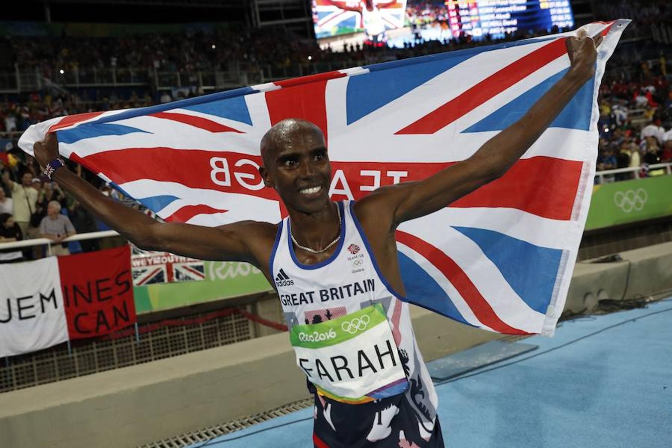 Las mejores imágenes del oro de Mo Farah