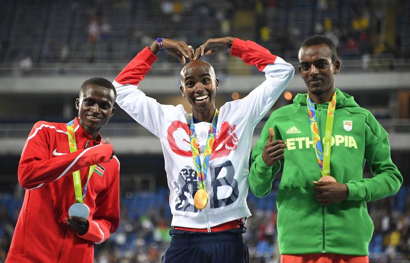 Las mejores imágenes del oro de Mo Farah