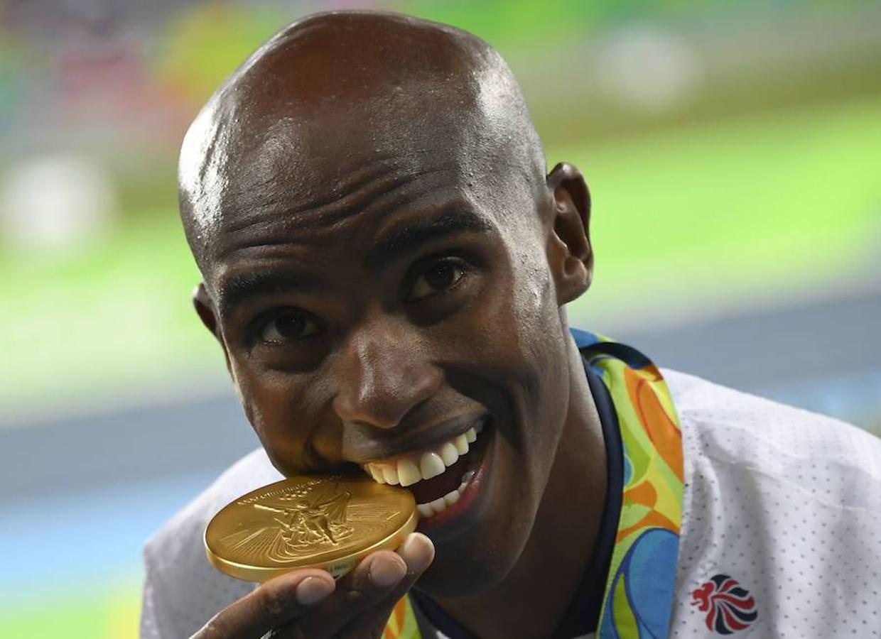 Las mejores imágenes del oro de Mo Farah