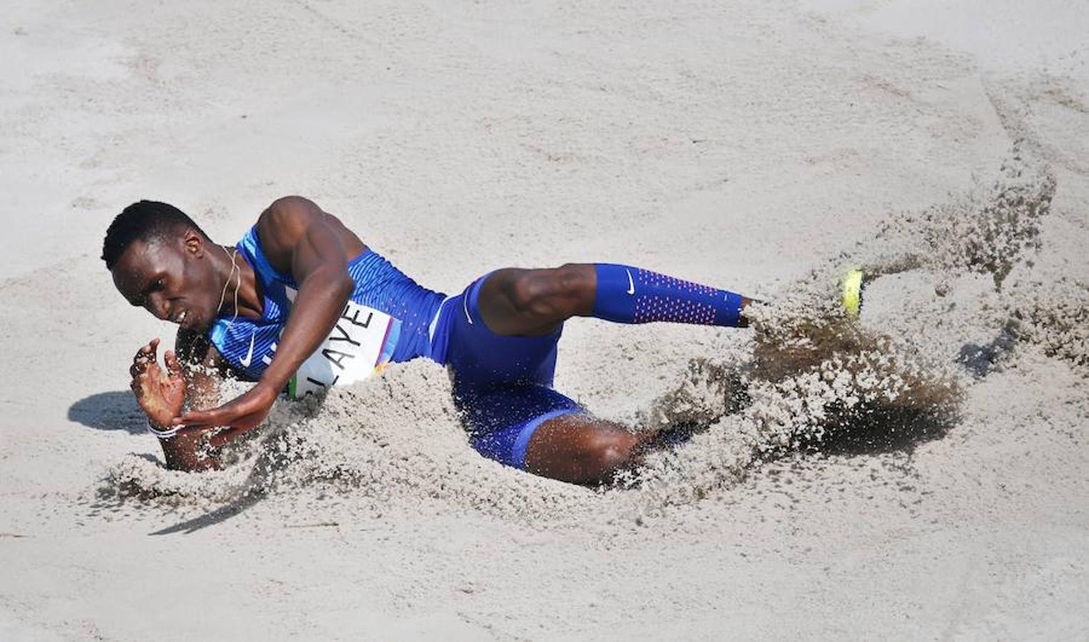 Los estadounidenses Taylor y Claye, hicieron oro y plata en salto de altura