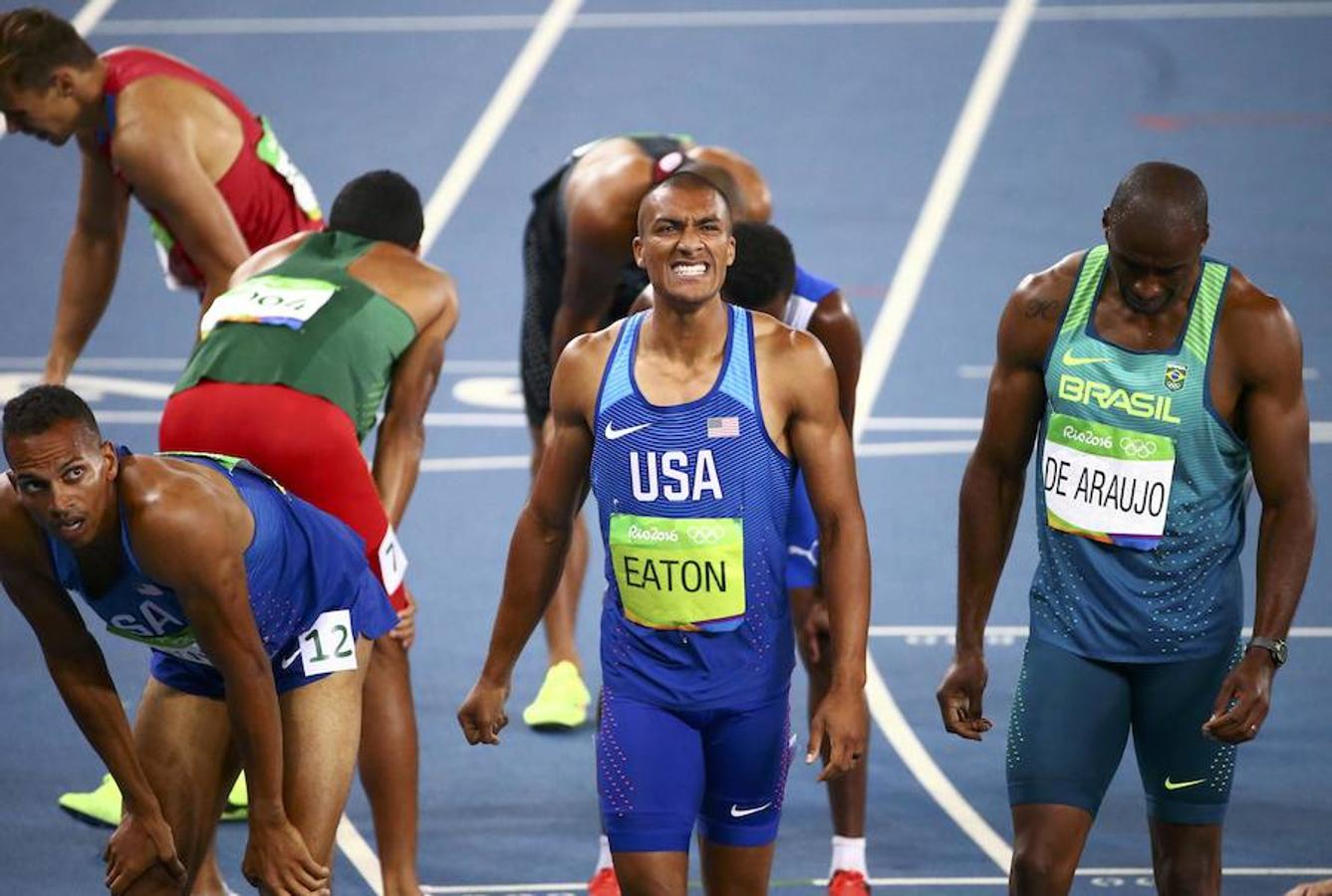 El estadounidense Ashton Eaton conserva la medalla dorada de decatlon