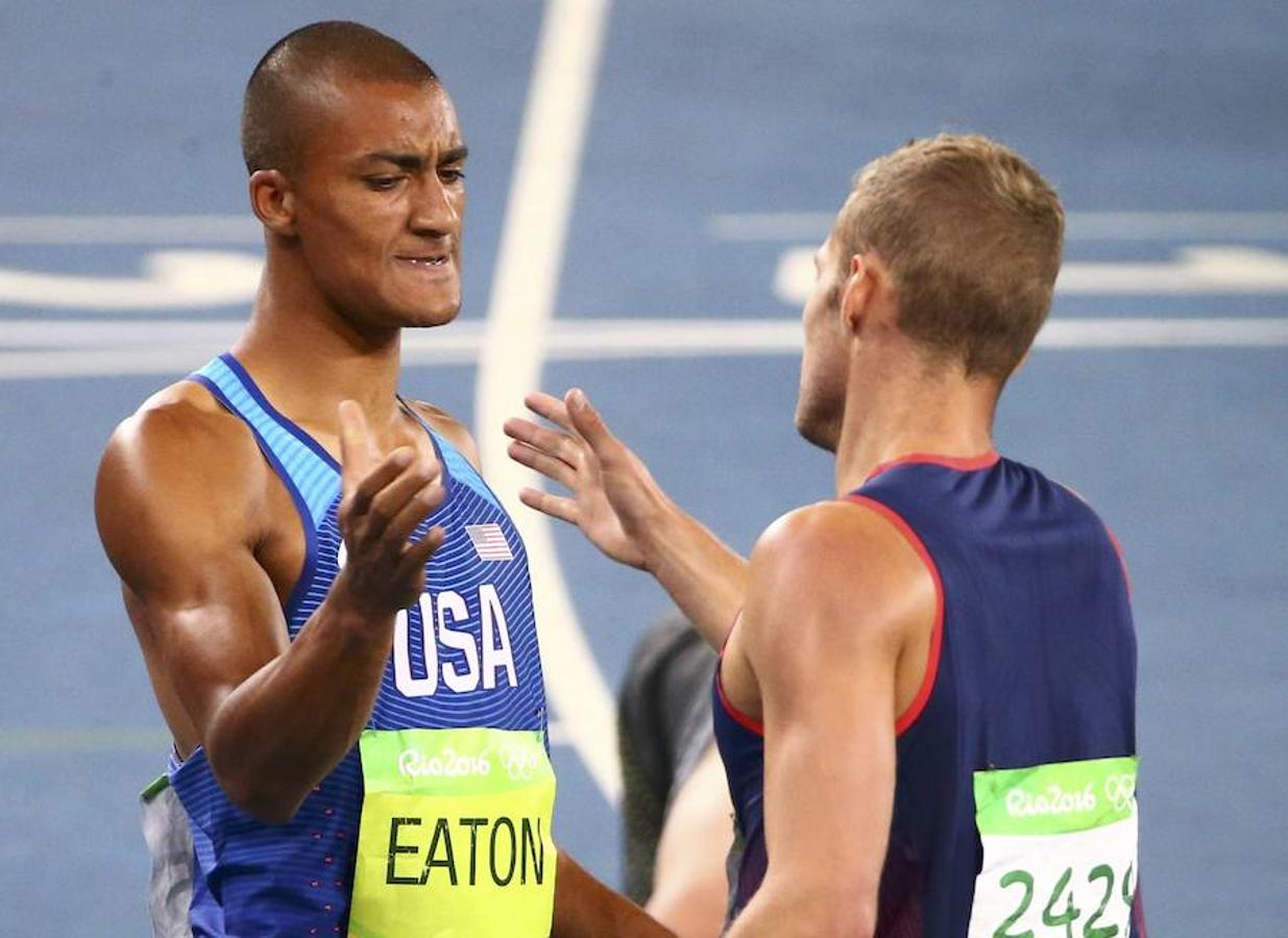 El estadounidense Ashton Eaton conserva la medalla dorada de decatlon