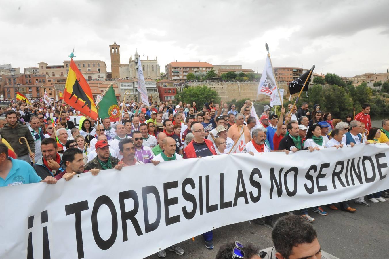 Tordesillas celebra su primera fiesta sin Toro de la Vega