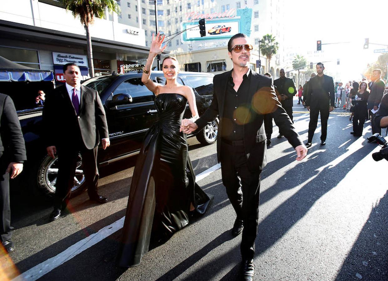 La historia de amor de Angelina y Brad, en imágenes