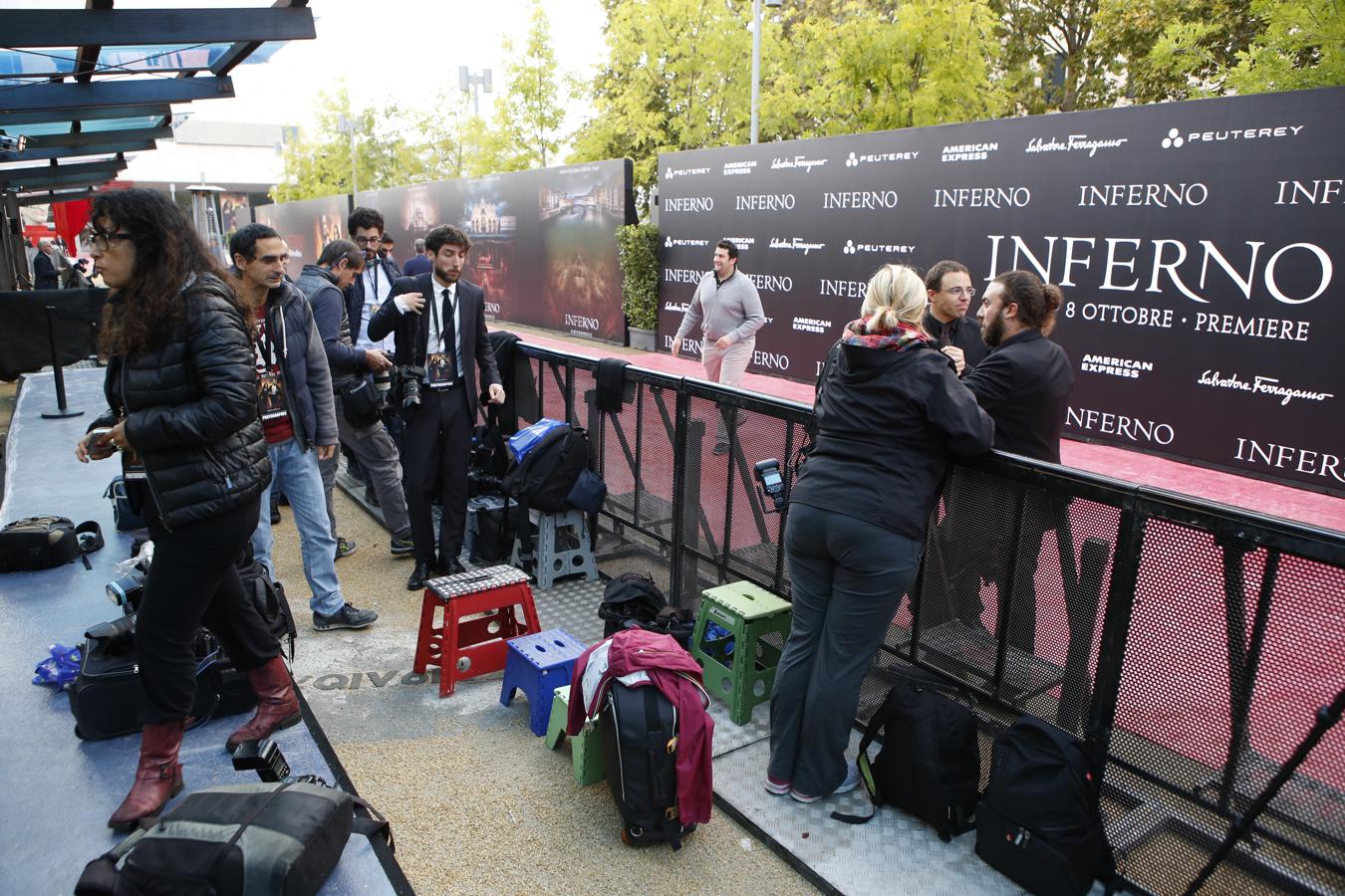 Así fue la alfombra roja de Inferno en Florencia