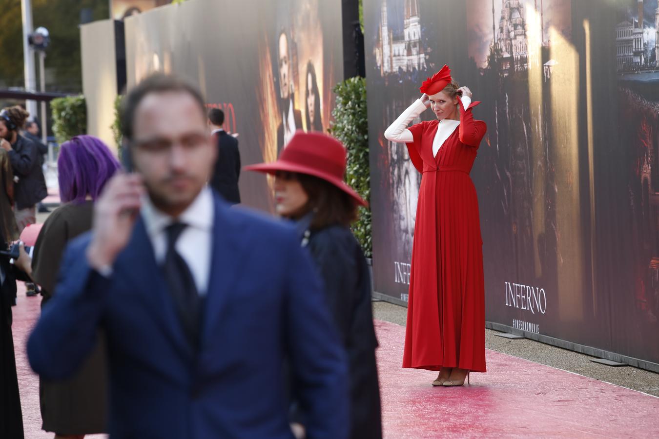 Así fue la alfombra roja de Inferno en Florencia