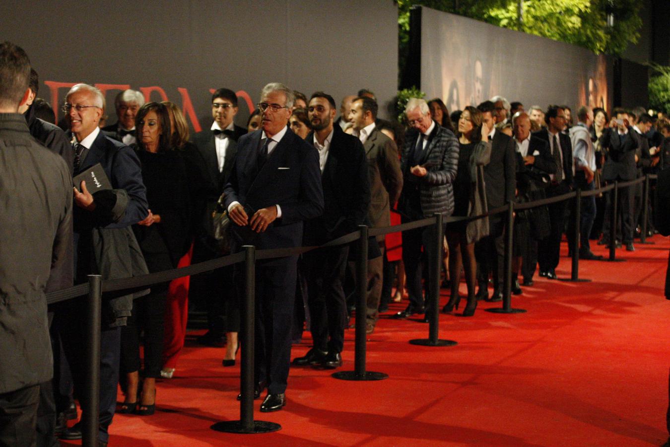 Así fue la alfombra roja de Inferno en Florencia