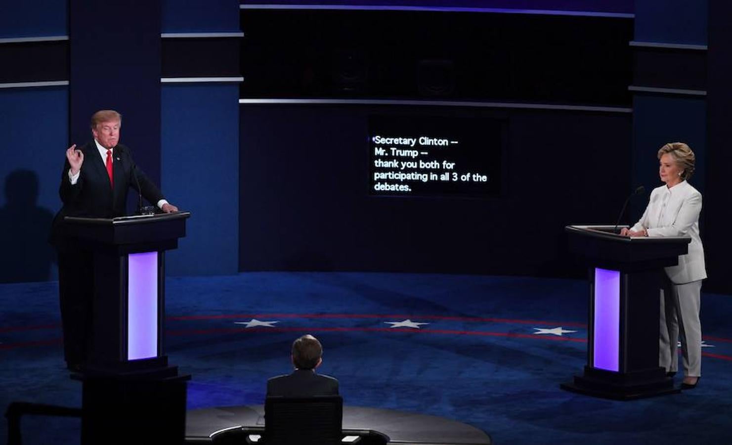 Tercer y último debate entre Clinton y Trump