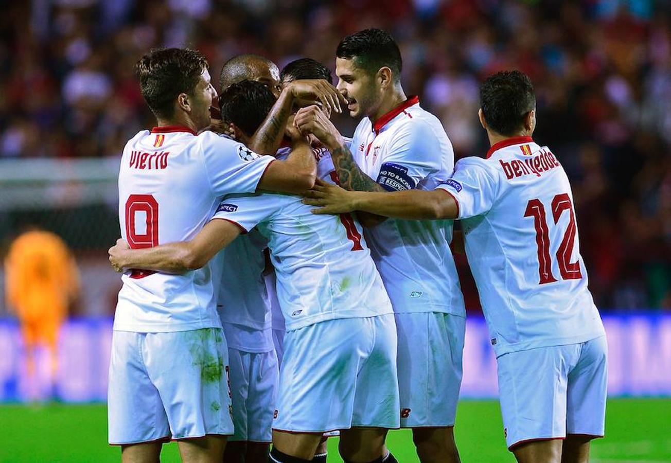 El triunfo del Sevilla ante el Dinamo, en imágenes