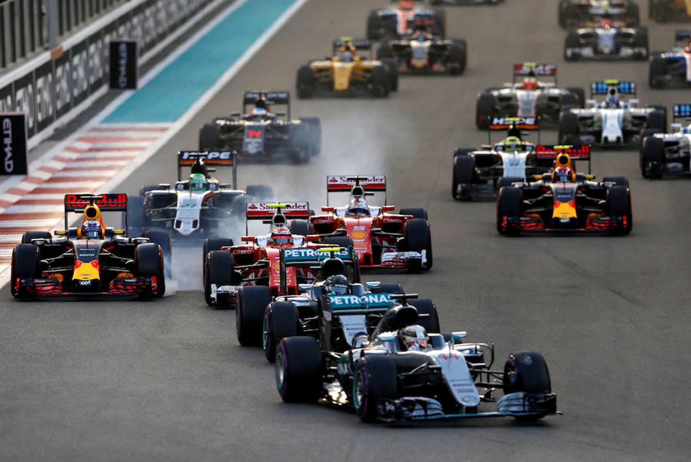 La carrera de Abu Dabi, en imágenes