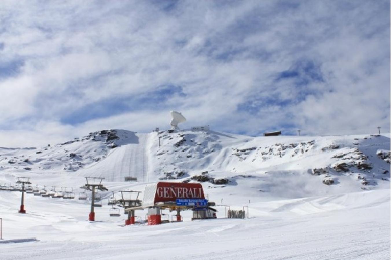 El primer fin de semana de nieve, en imágenes