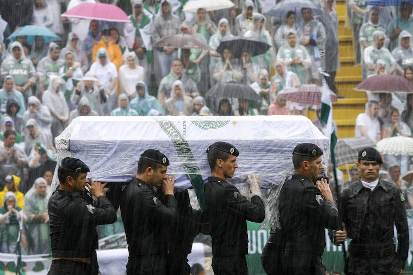 Velorio colectivo a las víctimas del Chapecoense