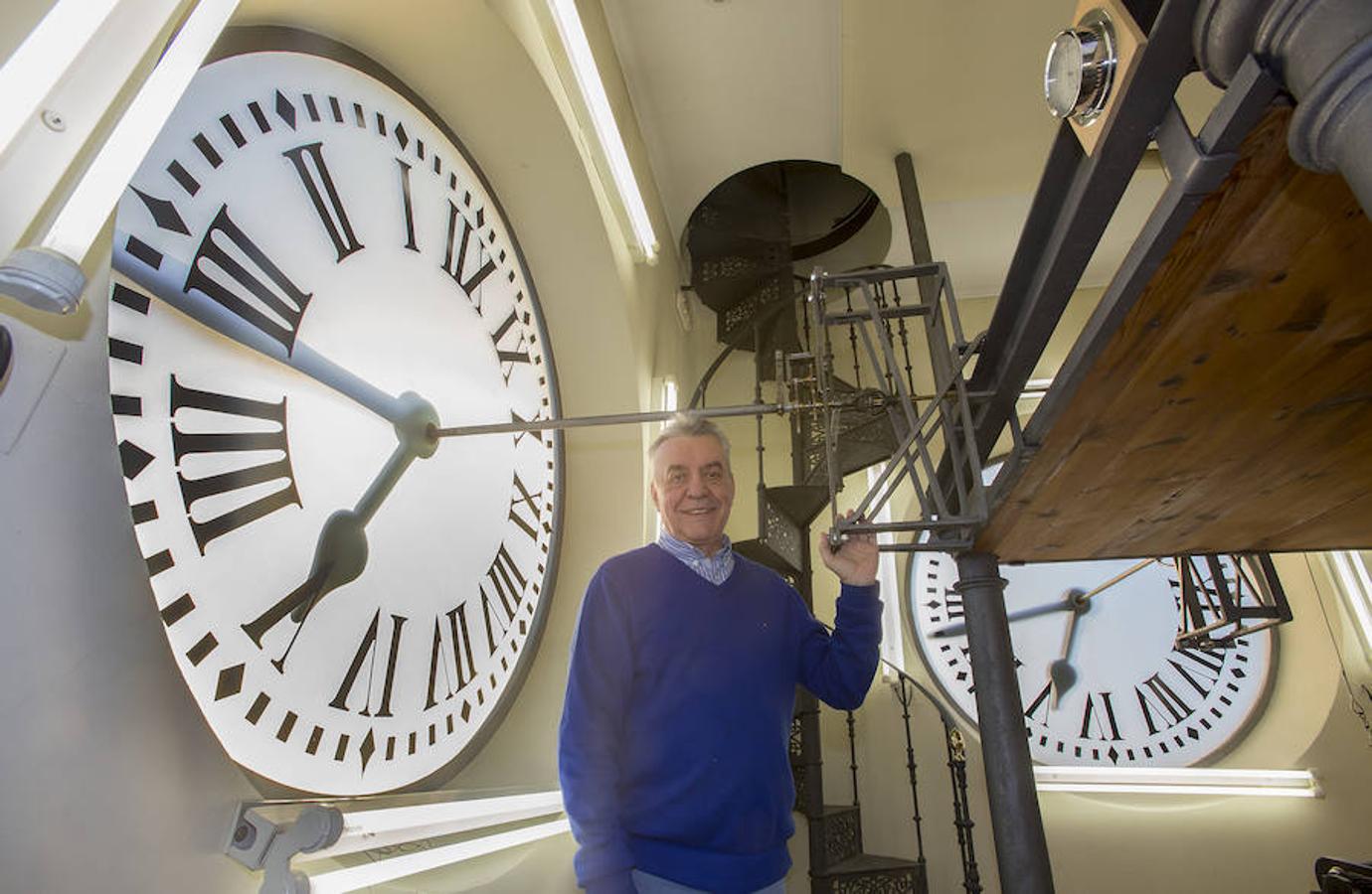 El reloj de la Puerta del Sol, desde dentro